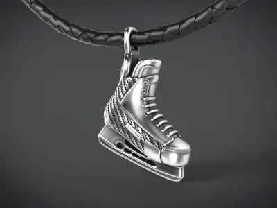 Hockey skates 3D print model