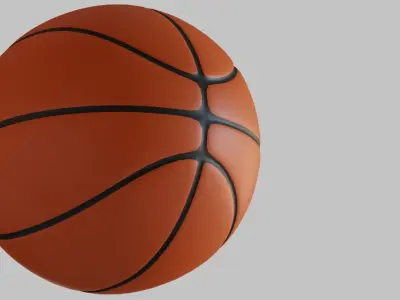 Basketball 3D model illustration model 3D model