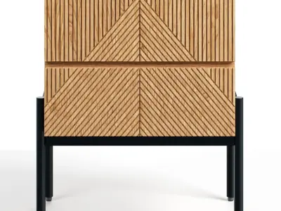 La Redoute Interieurs Bedside Tables Set 3 3D model