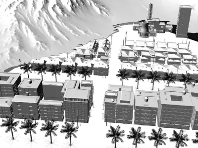 Bloody Hills Tropical Island 3D model