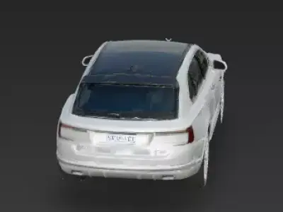 Pristine Pearlescent Luxury SUV 3D Model Low-poly 3D model