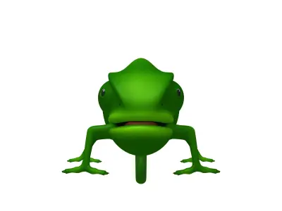 Chameleon Cartoon 3D model