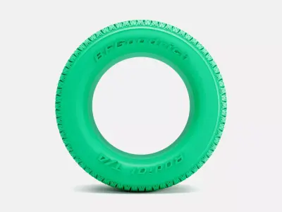 15x8-5 BFGoodrich Radial Tire 295-50R15 3D print model