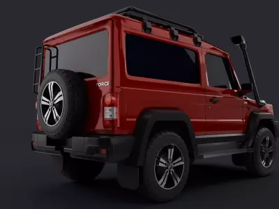 Force Gurkha 3 door 3D model