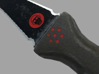 combat dagger Low-poly 3D model purchase