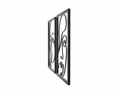 Picture with nonfigurative faces 3D model