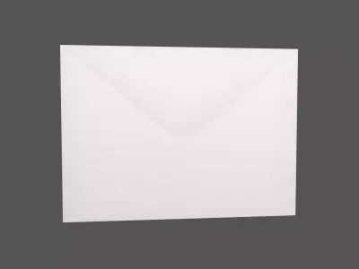 Envelope v1 002 Low-poly 3D model