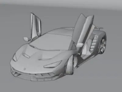 Car 3D Blender File 3D model 3D model