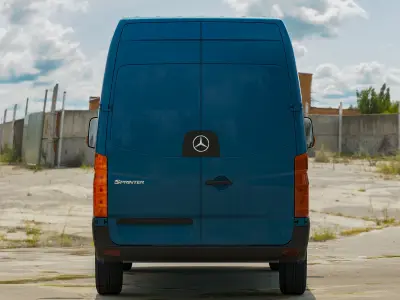 benz-sprinter mercedes-benz sprinter van 3D model