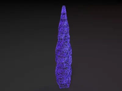 Christmas tree decor icicle 3D print model