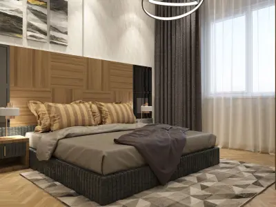 Bedroom design 3D model