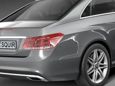 Mercedes-Benz E-class Coupe 2014 3D model