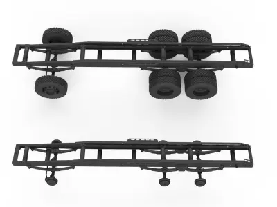 Chassis Mercedes Benz NG 3D print model