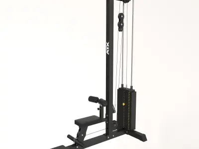 ATX Lat Pulldown Seated Row 3D model