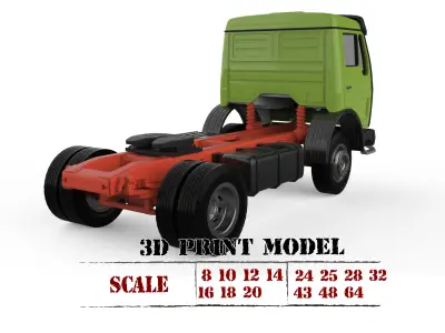 3D Printing Benz NG short Cab 3D Model  Ready for Resin and FDM  3D print model
