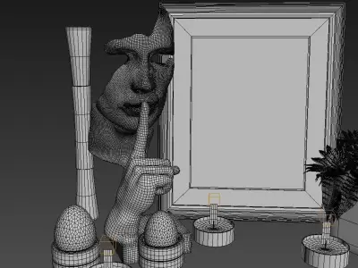 Decorative sets 3D model