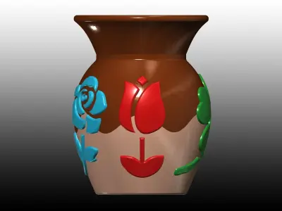 Four-seasons vase Free 3D print model