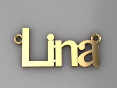Lina Pendant Free 3D print model