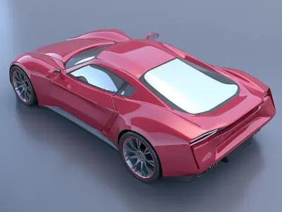 Anfeox concept car 3D model