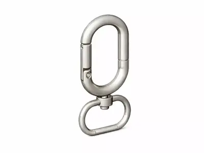 Luxury Metal Bag Hook Premium Purse Carabiner 25mm 3D print model