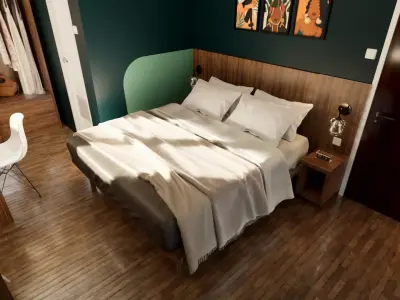 BEDROOM 19 SKETCHUP AND 3DS MAX 3D model