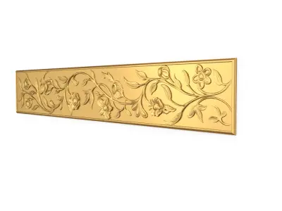 Classic decor ornament carved 25  3D model