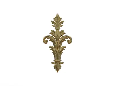 Classic Baroque Ornament Set - Decorative for Interior Designs 3D model