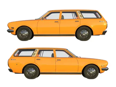 Datsun 610 180B Wagon  3D model