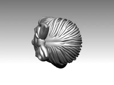 Girl  Doll  Sculpture 3D print model