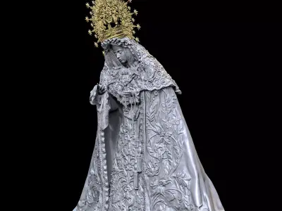 Virgin Mary 3D print model