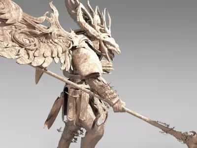Japanese Ancient genma 2 3D model