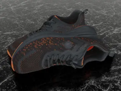 LUMBERJACK BITTE 2 FX 3D SHOES  Low-poly 3D model