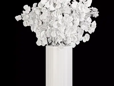 Plants Bouquet Vase Low-poly 3D model buy