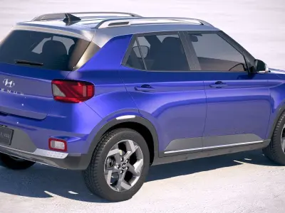 Hyundai Venue 2020 3D model