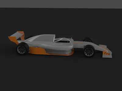 Formula 1 racing car 3D model