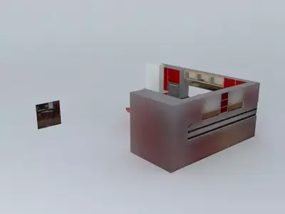 Modern kitchen Free 3D model