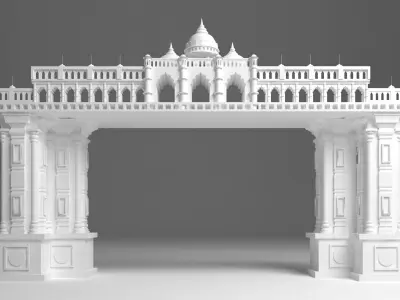Indian Entry Gate 3D model