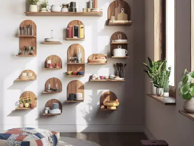 Kitchen decor collection 3D model