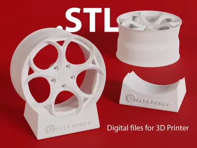 Alfa Romeo Rim - 3D Printer 3D model