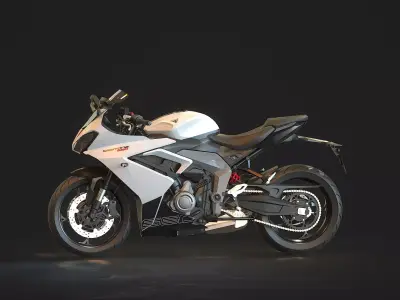 Base model  Triumph Daytona 660 2024 3D model