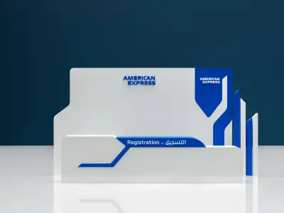 gate with stage with table 25  3D model