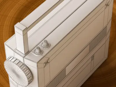 Patrolman 6 Radio Low-poly 3D model