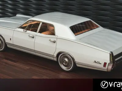 Mercury park Lane 1968 3D model