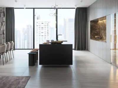 Apartment Scene for Cinema 4D and Redshift 3D model