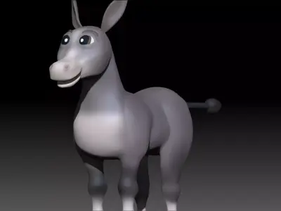 Donkey 3D model buy