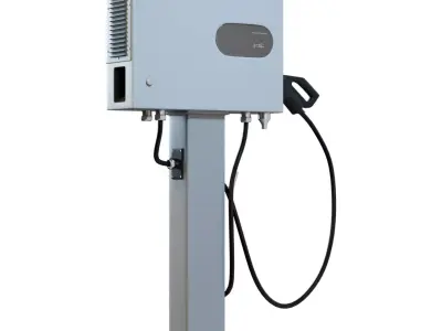 Corebox Series DC Charger Low-poly 3D model