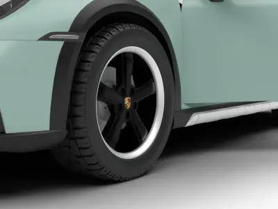 Porsche 911 Dakar HQ 3D model