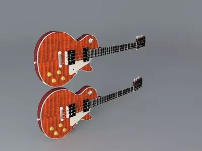Gibson Les Paul Standard guitar Free 3D model