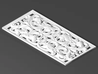 5 ornamental classic decoration 3d model kitbash vol 37 3D model