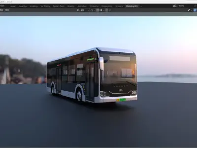 yutong U10 3dbus  3D model